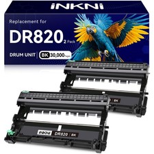 InkNI Compatible DR820 Drum Unit For Brother, Black, 2-Pack DR820-2P picture