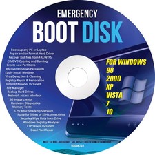 Windows Emergency Boot Disk for PC Repair DVD All in One Tool Latest Version picture