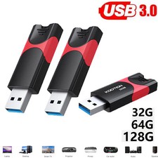 Lot 1/5Pack USB 3.0 Flash Drive Thumb Stick Memory Thumb Retractable Drive picture
