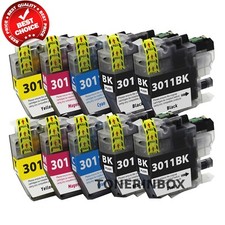 10 Pk For LC3011 Ink Cartridge MFC-J491dw MFC-J690dw MFC-J497dw MFC-J895 picture
