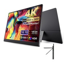 4K Portable Monitor 15.6” IPS USB-C Mini HDMI for Laptop PC Mac Switch picture