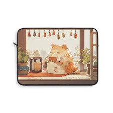 Kawaii Anime Cat Laptop Sleeve 13