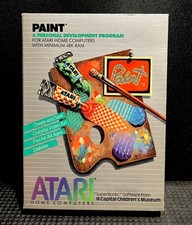 ATARI 400 800 XL XE 1982 paint master / CAPITAL CHILDREN'S MUSEUM Disk DX5048 picture