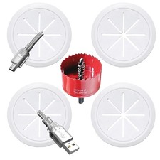 4 Pack TV Cord Hider for Wall Mounted TV, 2-3/8