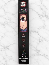 Demon Slayer Tanjiro Nezuko Desk Mat 31x15 Anti-Slip Gaming Mouse Pad NEW picture