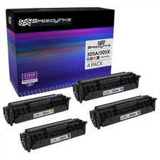 4PK Reman Toner Cartridge for HP 305A LaserJet Pro 400 Color M475dn M451nw Black picture