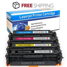 4PK CC530A CC531A CC532A CC533A Toner Set for HP 304A CP2025 CM2320 picture