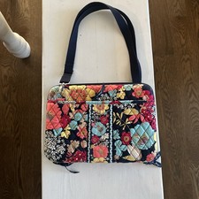 Vera Bradley Bag Mini Laptop Case Multicolor Floral Happy Snails Boho 80s picture