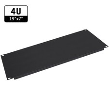 1U 2U 3U 4U Blank Panel Metal Rack Mount Flat Filler for 19