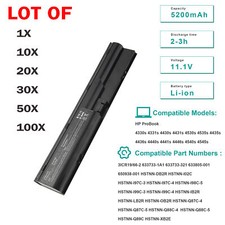 🧡LOT PR06 Battery For HP Probook 4530S 4540S 4440S 4430S 4545S PR09 633733-321 picture