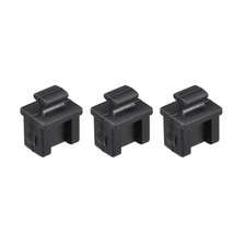 14mmx12mmx17mm SFP Silicone Protectors Cap Port Cover Anti Dust Black, 20X picture