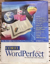 NEW SEALED Corel Wordperfect Suite 6.1 CD-ROM Windows 95 / 3.1 / NT 3.51 picture