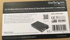 Brand New StarTech.com ET90110SC2 (65030846240) 100 Mbps Transceiver picture