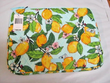 Vera Bradley Lemon Grove Laptop Sleeve Cover Case Bag 13.75 x 10.50 x 1.00 NWT picture