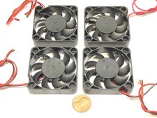 4 Pieces 12V 5010 2 Pin Computer fan 50MM 5CM pc cooling cool Replacement picture