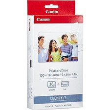 BLACK - CANON® KP-36IP TRI-COLOR INK CARTRIDGE AND PHOTO PAPER KIT, 7737A001 picture