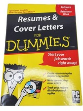 Resumes & Cover Letters for Dummies CD ROM & 144 page reference guide New Sealed picture