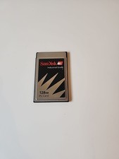 SanDisk Industrial Grade 128MB PC Card PCMCIA PC Card ATA tested and working. picture