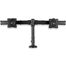 StarTech ARMBARDUOG Dual Monitor Crossbar Desk Clamp Mount ERGO VESA for 27