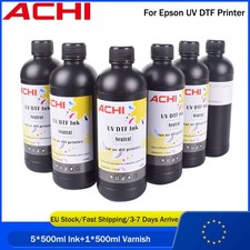5*500ml UV DTF INK+500ml Varnish For Epson XP600 TX800 A3 UV DTF Sticker Printer picture