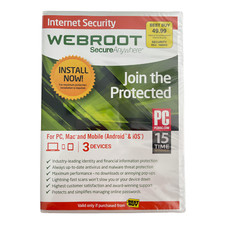 Webroot SecureAnywhere Internet Security - Join The Protected for Windows & Mac  picture