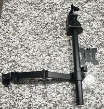 VIVO Black Single Desk Clamp Monitor Mount Arm Tilt/Rotate VESA 75x75 100x100 picture