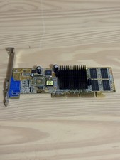 RARE VINTAGE ASUS V7100PRO/64 PURE AGP 64 MEG NVIDIA GEFORCE2 MX400 VGA NO FAN picture