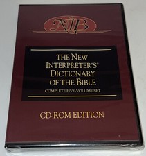 New Interpreter’s Dictionary Of The Bible Complete 5 Vol Set CD-ROM/PC - New picture