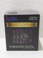 Super Flower MEGACOOL 12CM PWM FAN 3pcs SF-PF121-BK_3P 4-Pin PWM Triple-Pack New picture