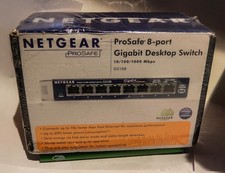 ✅ NEW NETGEAR GS108 Pro Safe 8-Port Gigabit Desktop 1000 mbps NEW SEALED ✅ picture