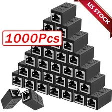 RJ45 Inline Coupler Cat7 Cat6 Cat5e Cat5 Ethernet LAN Network Cable Adapter Lot picture