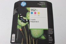 GENUINE HP 952XL 3-PACK C/M/Y N9K30BN Color Ink Cartridges Expires 02/2028+ picture