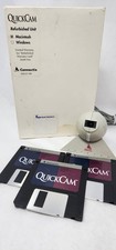 Vintage Connectix QuickCam Serial Webcam Complete With Software Disks Untested  picture