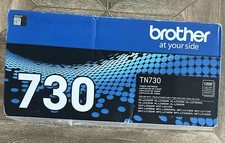 NEW GENUINE - BROTHER TN730 BLACK TONER CARTRIDGE - SEALED UGLY BOX TN-730 picture