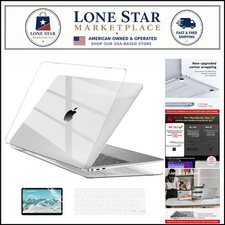 Crystal Clear Hard Case for MacBook Air 13.3 M1 (2018-2021) with Protection Kit picture
