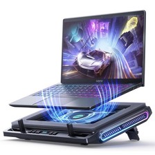 llano V10 Gaming Laptop Cooler, RGB Laptop Cooling Pad Stand with Powerful Fan picture
