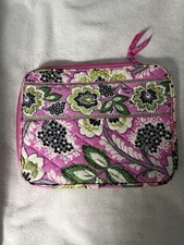 Vera Bradley Priscilla Pink Tablet Sleeve Case iPad E-Reader Cover Padded Zip picture