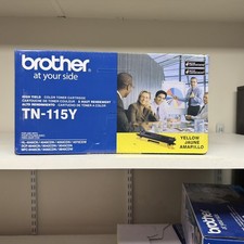 Genuine Brother Yellow TN-115Y Toner Cartridge New Sealed Box - YELLOW ONLY picture