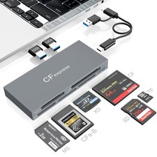 8 in 1 CFexpress Type B Card Reader with 2 10Gb USB, USB3.2 Gen2 10Gbps CF Expre picture