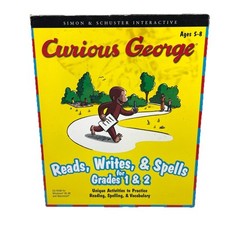 Curious George Reads Writes Spells Vocabulary Grades 1 & 2 Interactive CD PC/Mac picture