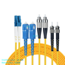 LC to LC SC FC ST UPC Duplex SM Fiber Optic Patch Cord LSZH 20m 25m 30m 50m 100m picture
