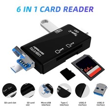 OTG Type C SD TF Card Reader 7 in 1 USB 3.0 Micro USB Flash Drive Adapter 5Gbps picture