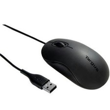 Targus AMU650B 3-Button Optical Sensor USB Wired Laptop Mouse New Sealed  picture