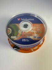 Verbatim LightScribe DVD-R 25 Pack 4.7GB 16X AZO Blank Discs Sealed picture