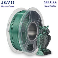 JAYO 1.75mm SILK PLA+ 3D Printer Filament Dual-Color Tri-Color Shiny 1.1KG Quad- picture