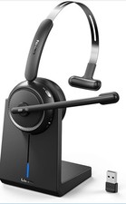 Wireless Headset 5.2 for Call Center,Bluetooth Headphones w/Mic&Noise Cancelling picture