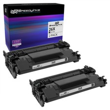 SPEEDYINKS 2PK Replacement HP 26X CF226X Black Toner LaserJet Pro M402d M426dw picture