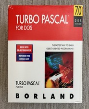 Borland Turbo Pascal for DOS 7.0 + MS-DOS 5.0 Disks and Manual picture