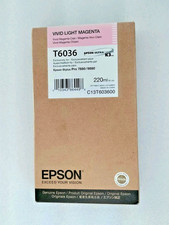 11-2019 GENUINE EPSON T6036 VIVID LIGHT MAGENTA INK STYLUS PRO 7880 9880 220ml picture
