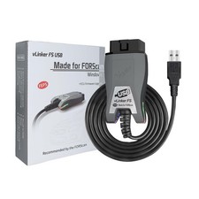 FORScan OBD2 Adapter USB vLinker FS for Ford HS/MS-CAN Diagnostic Grey picture